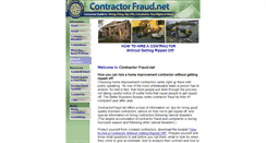 Desktop Screenshot of contractorfraud.net
